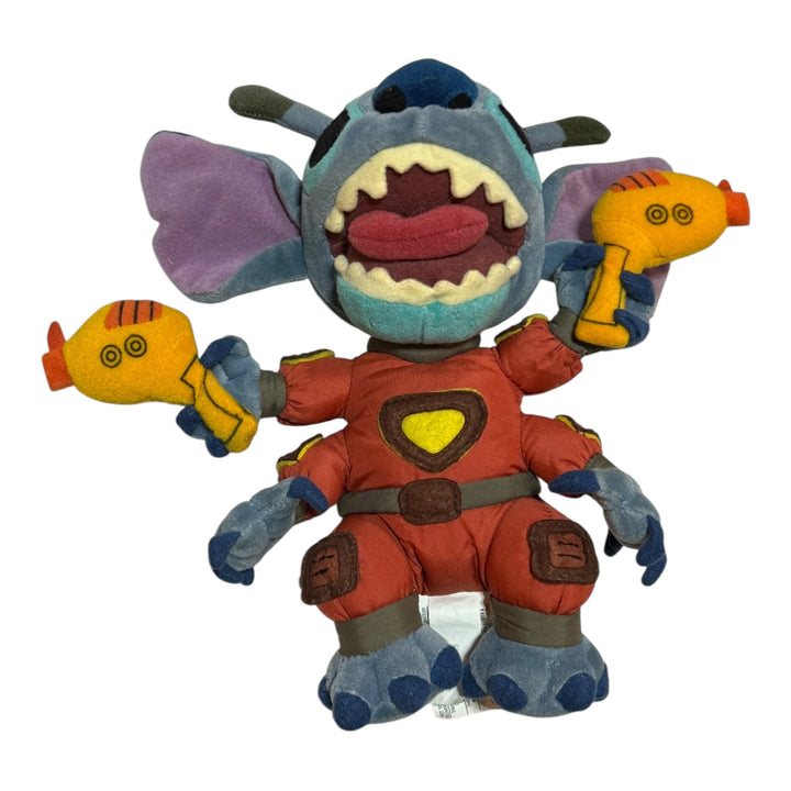 Plush - Stitch Alien Space Suit Plush Laser Gun 4 Arm 9” Lilo