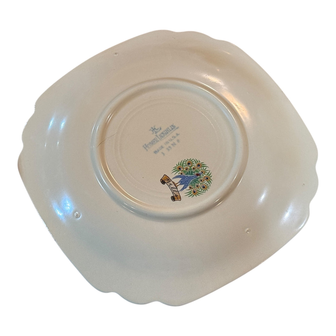 Homer Laughlin Ohio Century Wells Pattern Tea Cup and Saucer