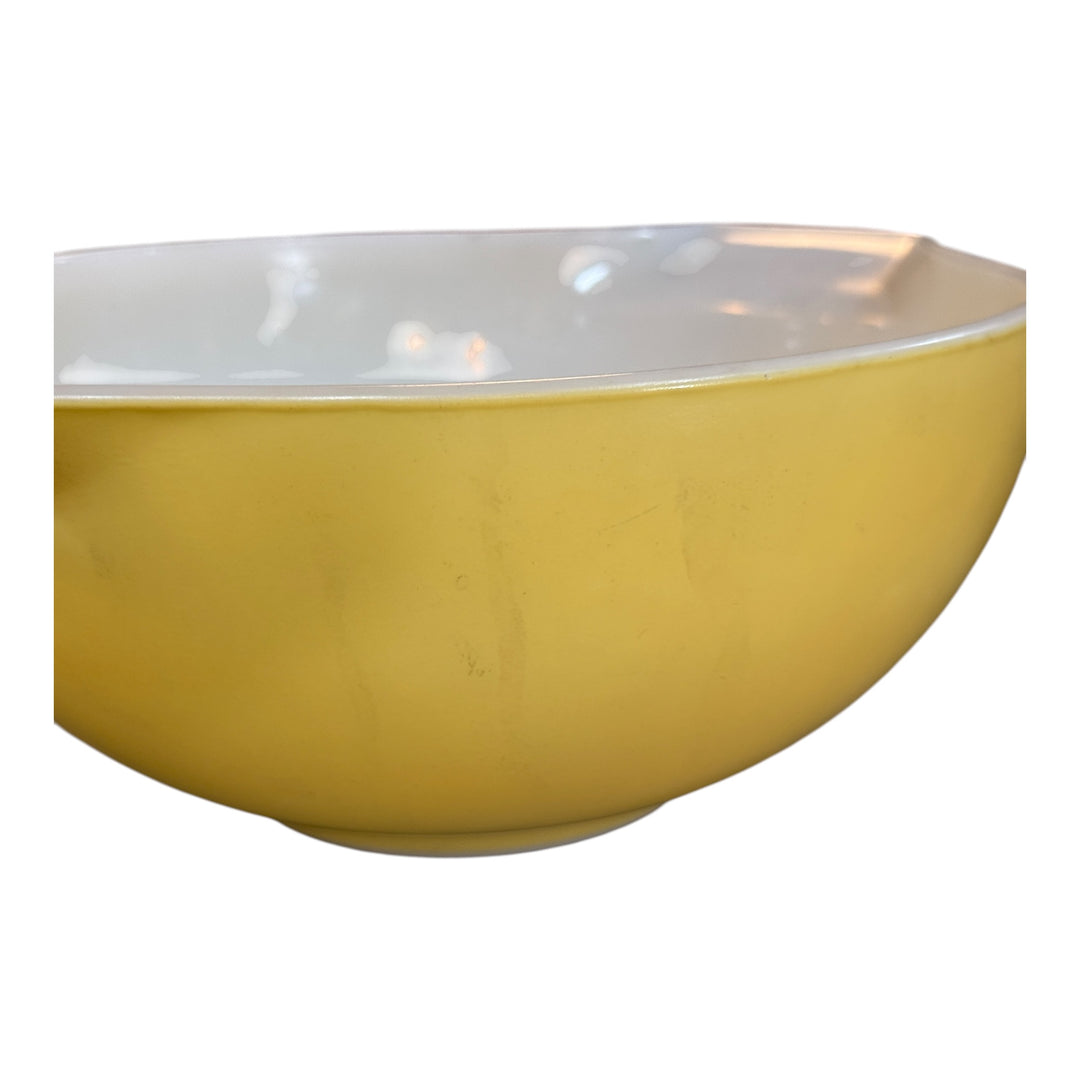 Vintage Pyrex Bright Yellow Cinderella Mixing Serving #443