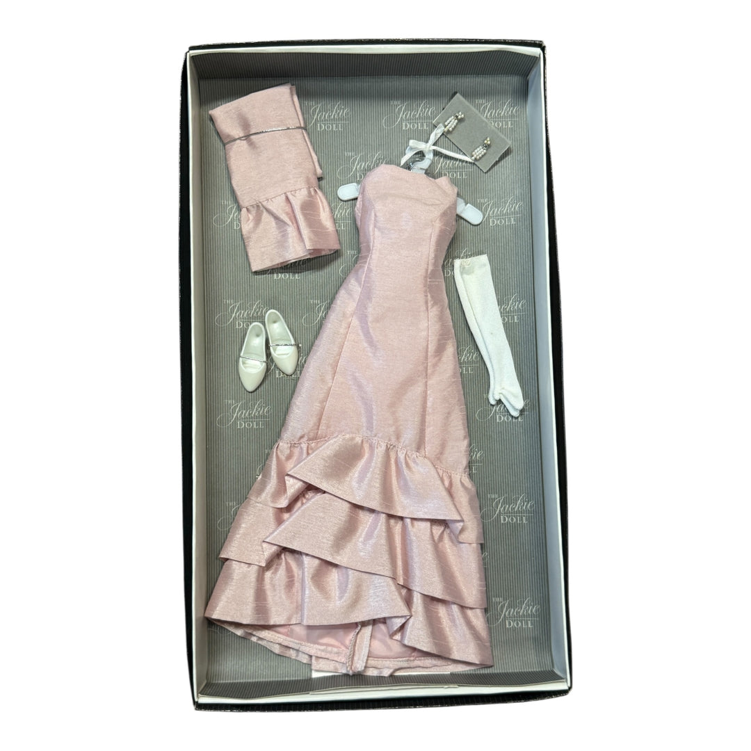 Dolls -  The Jackie Doll Accessories by Franklin Mint Embassy Dinner Pink Gown