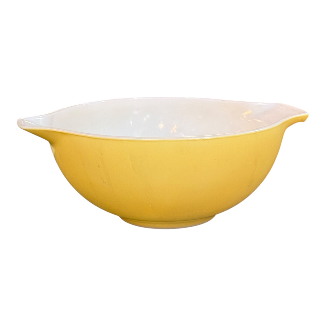 Vintage Pyrex Bright Yellow Cinderella Mixing Serving #443