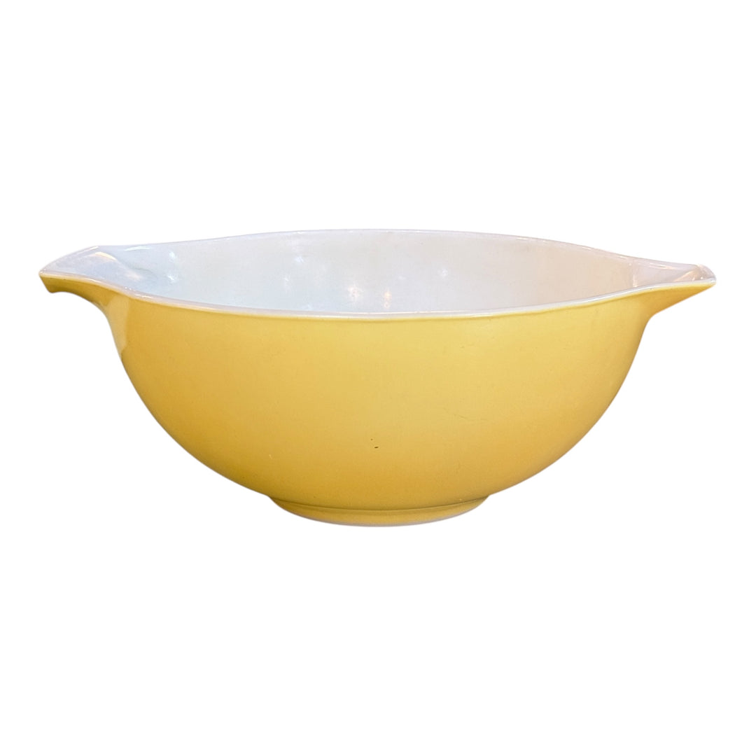 Vintage Pyrex Bright Yellow Cinderella Mixing Serving #443