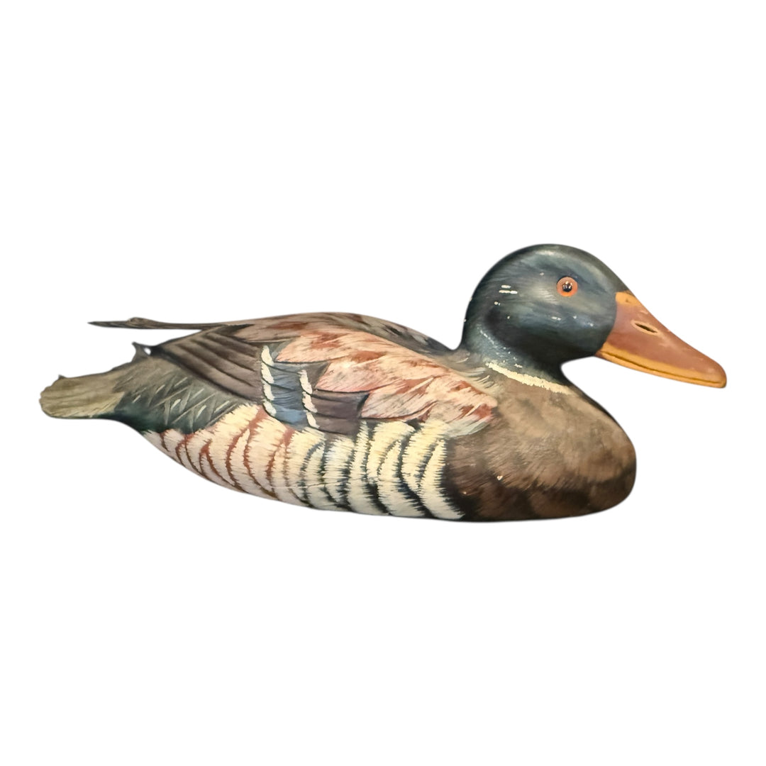 Large Wooden Duck Statue