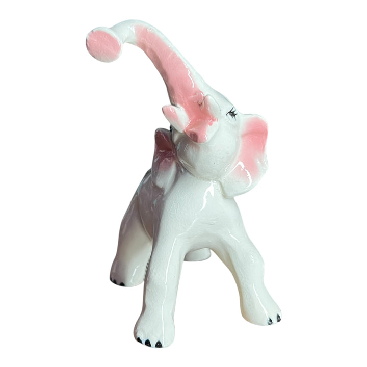 Vintage Ceramic White Elephant