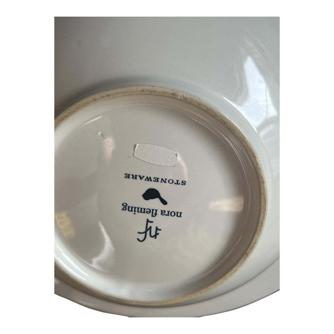 Nora Fleming Stoneware Baby Bowl with Santa