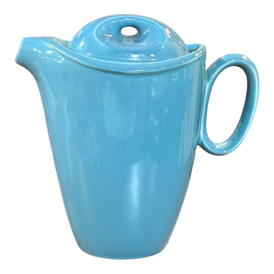 Homer Laughlin Epicure Turquoise Coffee Server