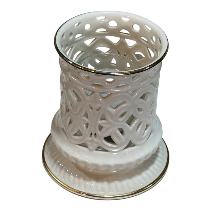 Lenox Illuminations Canister Votive Candle Holder Ivory & Gold