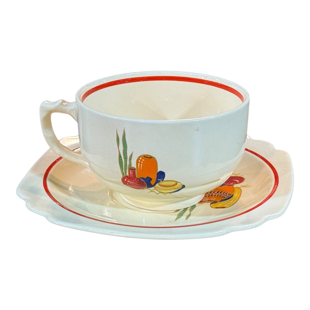 Homer Laughlin "Mexicana" Cup & Saucer