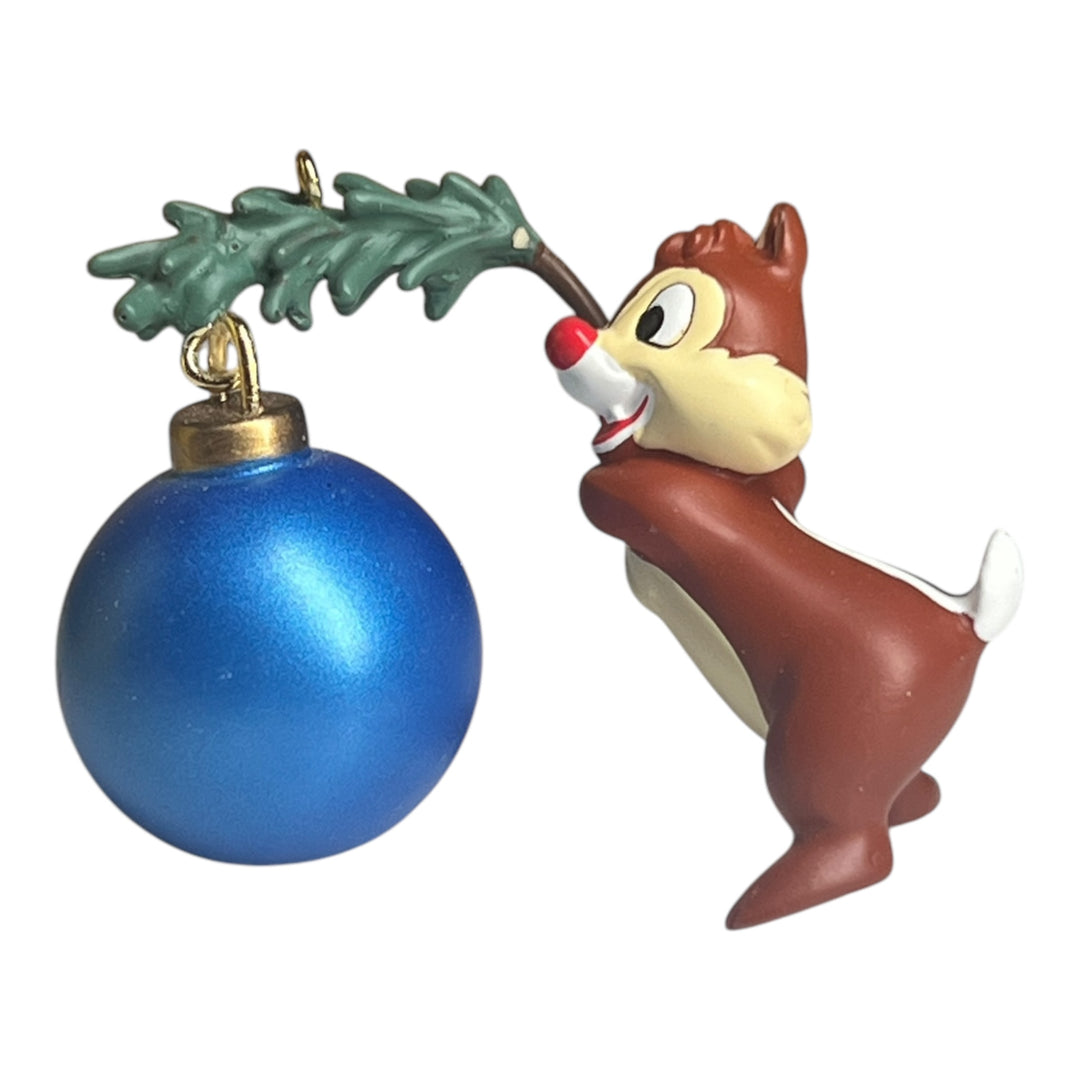 Hallmark Ornament (No Box) - O Christmas Chipmunks! Chip 'N Dale 2010