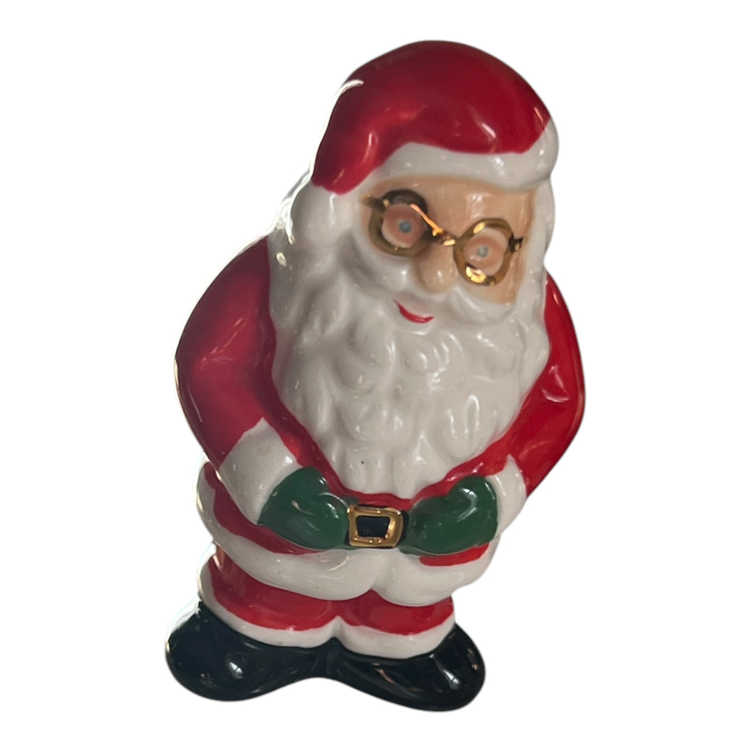 Nora Fleming Stoneware Baby Bowl with Santa