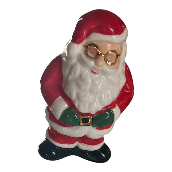 Nora Fleming Stoneware Baby Bowl with Santa