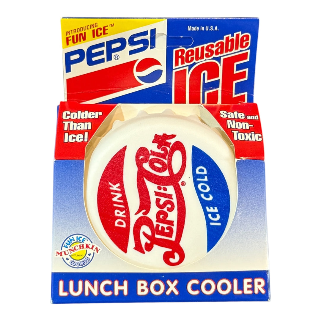Vintage 1994 Pepsi Cola Reusable Ice Pack Munchkin Lunch Box Cooler