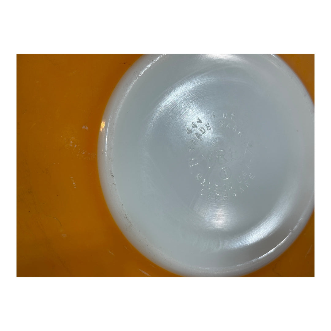 Vintage Pyrex Orange "Daisy" Cinderella Mixing Bowl 