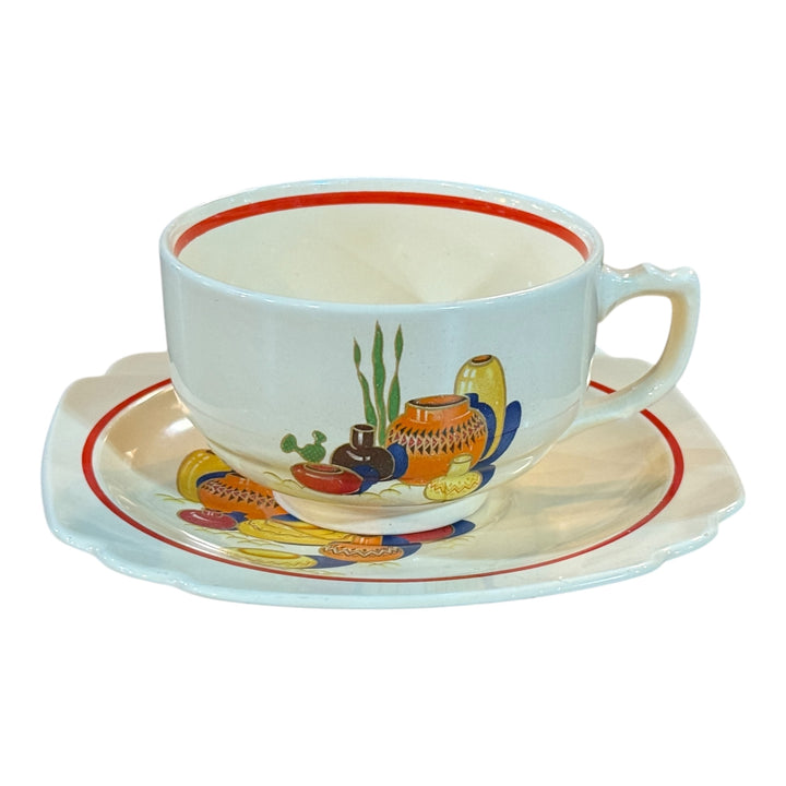 Homer Laughlin "Mexicana" Cup & Saucer