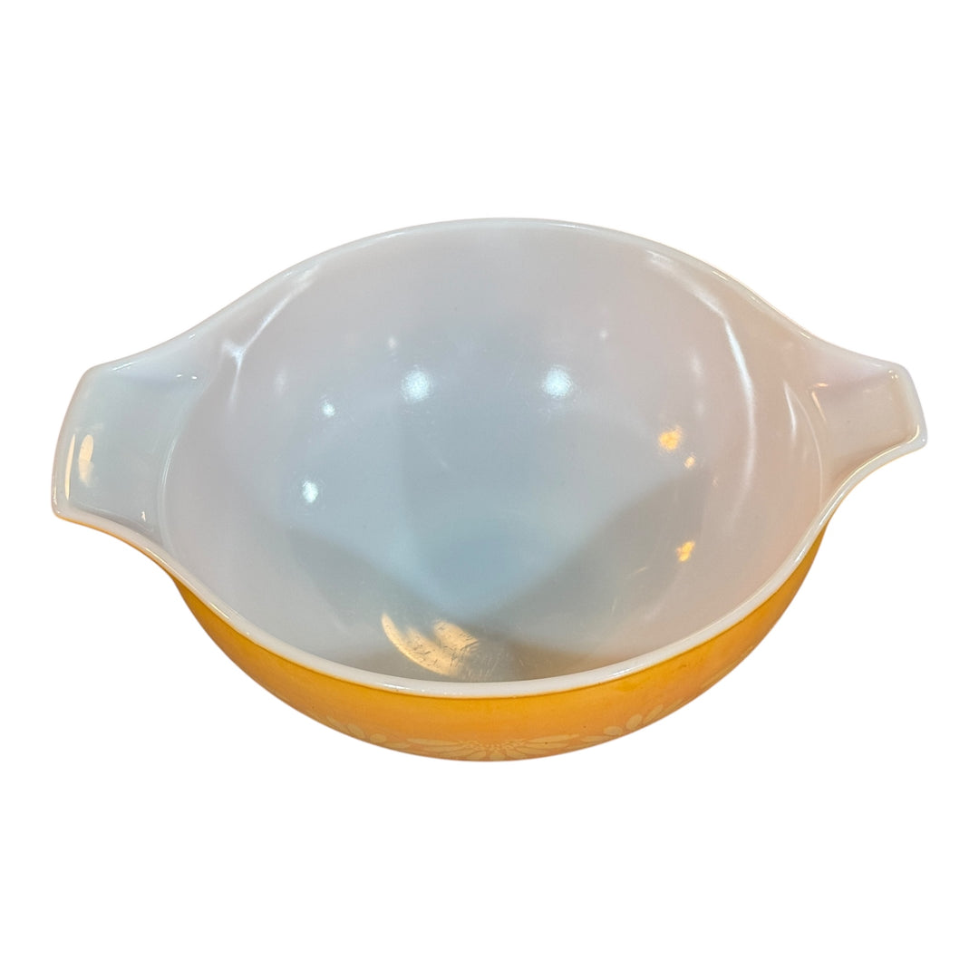 Vintage Pyrex Orange "Daisy" Cinderella Mixing Bowl 
