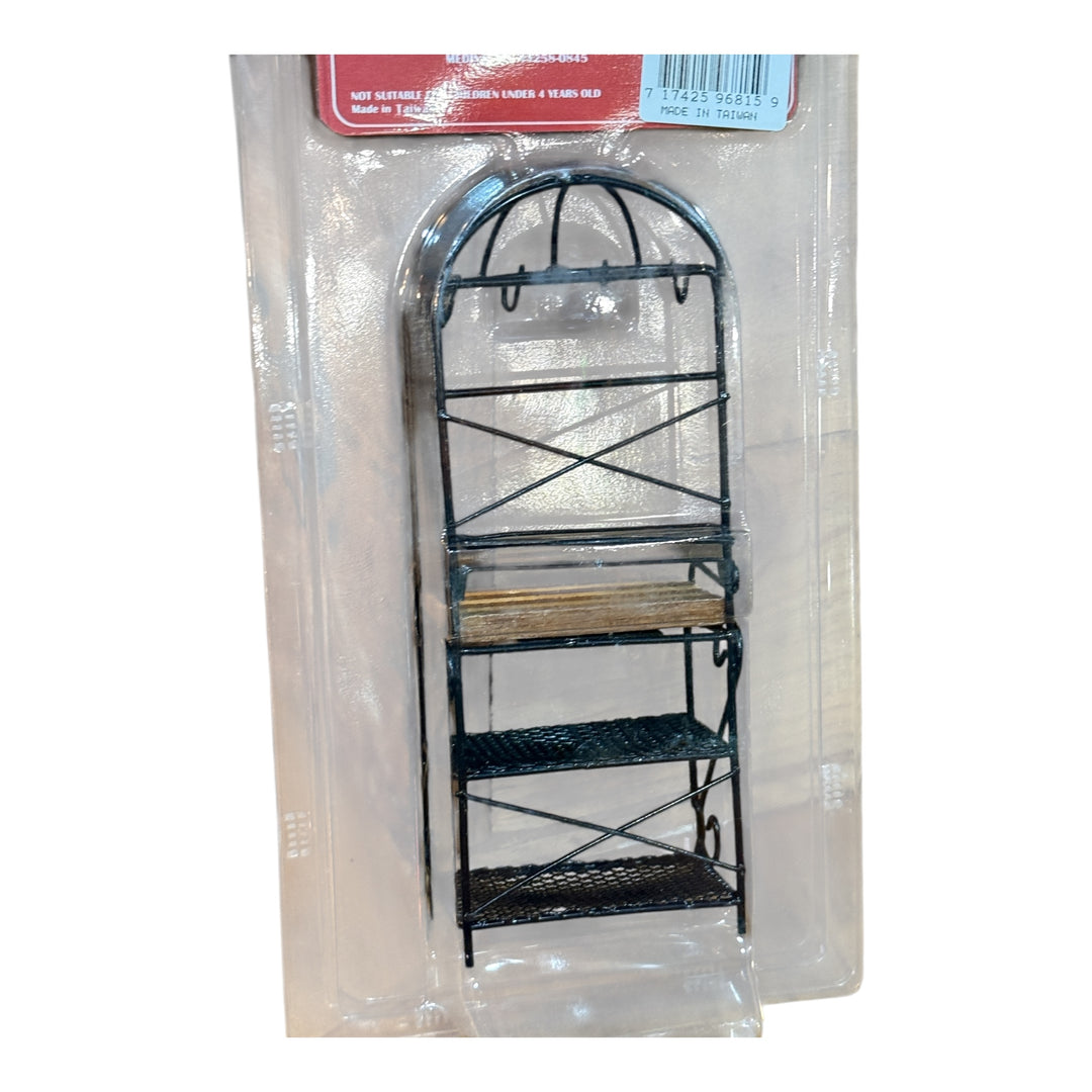Dollhouse - Town Square Miniatures Bakers Rack