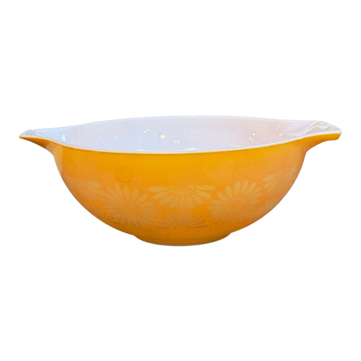 Vintage Pyrex Orange "Daisy" Cinderella Mixing Bowl 