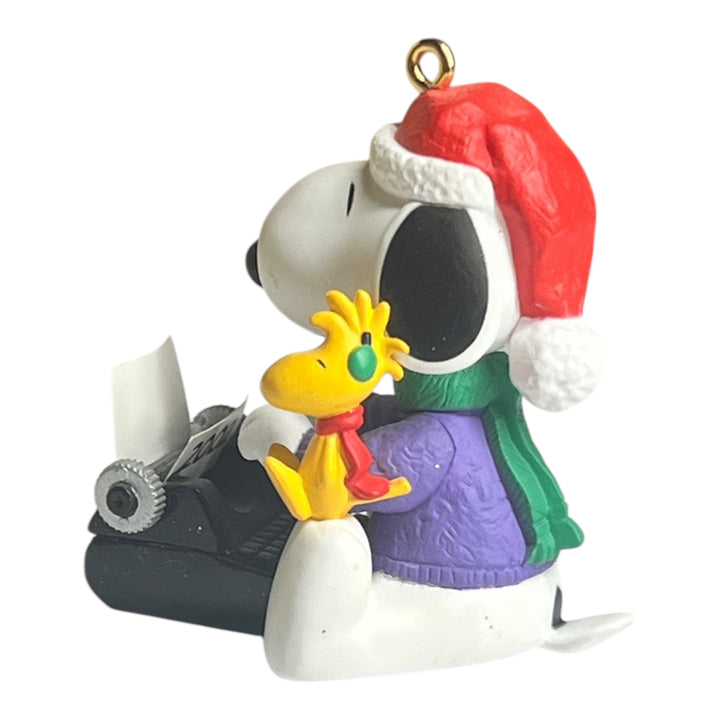 Hallmark Ornament (No Box) - Literary Ace Spotlight on Snoopy 2002