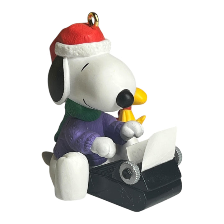 Hallmark Ornament (No Box) - Literary Ace Spotlight on Snoopy 2002