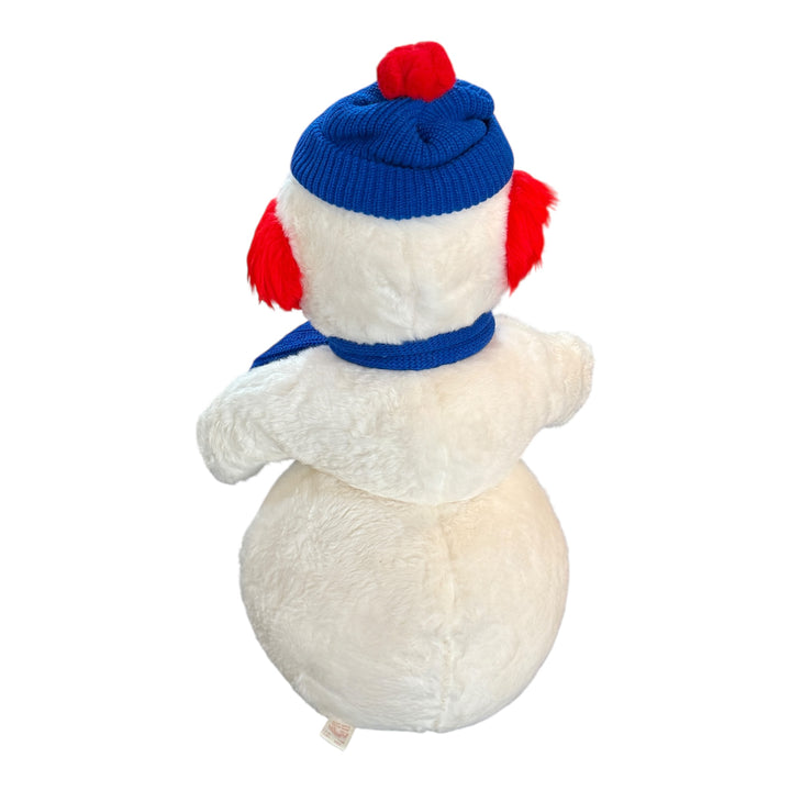Vintage 1970's Pepsi Display Snowman Stuffed Plush 21" Tall