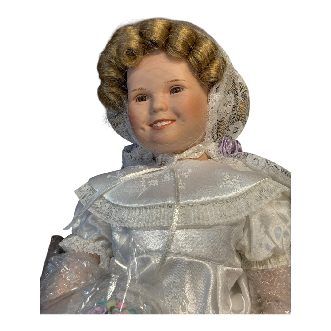 Dolls - Danbury Mint Shirley Temple "Curly Top" Bride Doll