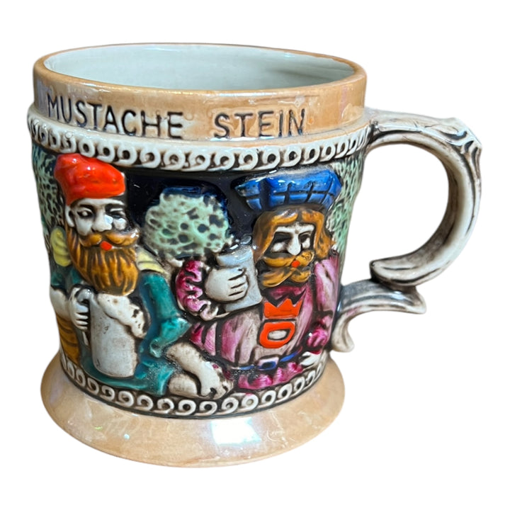 Vintage Mustache Stein