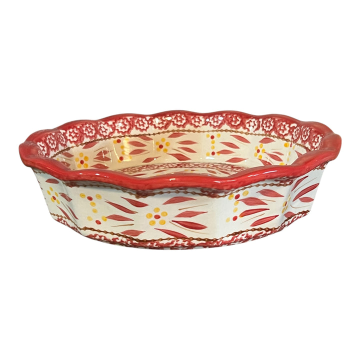 Temp-tations Old World Red 9" Pie Plate