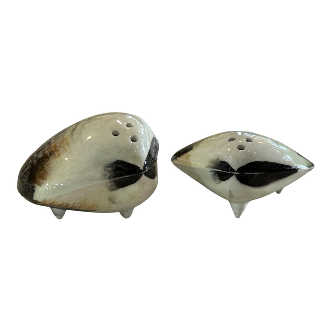 Clam Shell Salt and Pepper Shakers