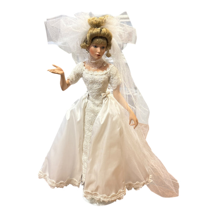 Dolls - Ashton Drake “With This Ring” Porcelain Bride Doll Wedding Gown