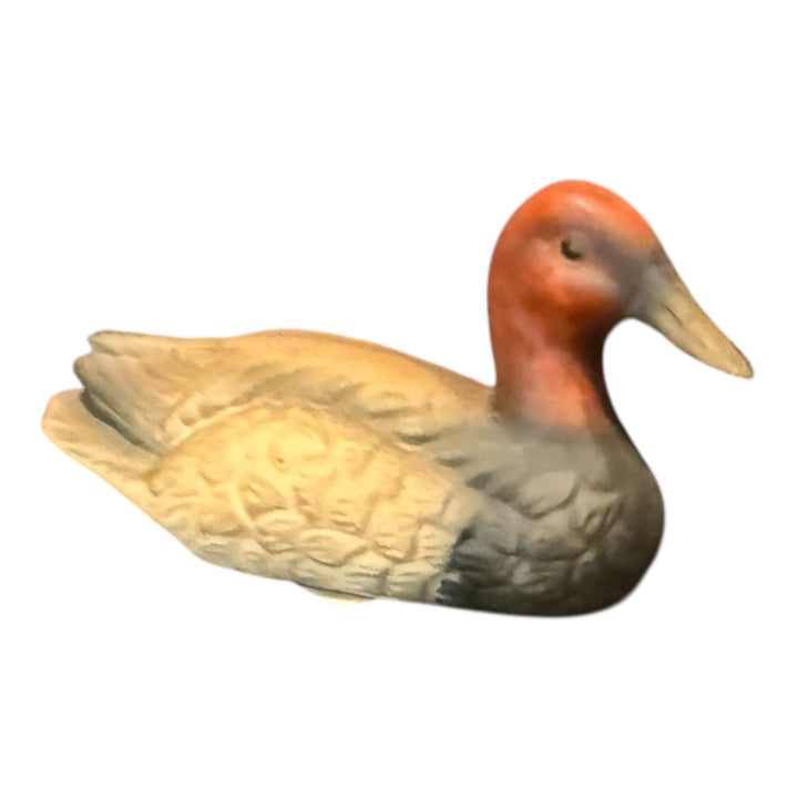 Small Canvas Back Duck Figurine
