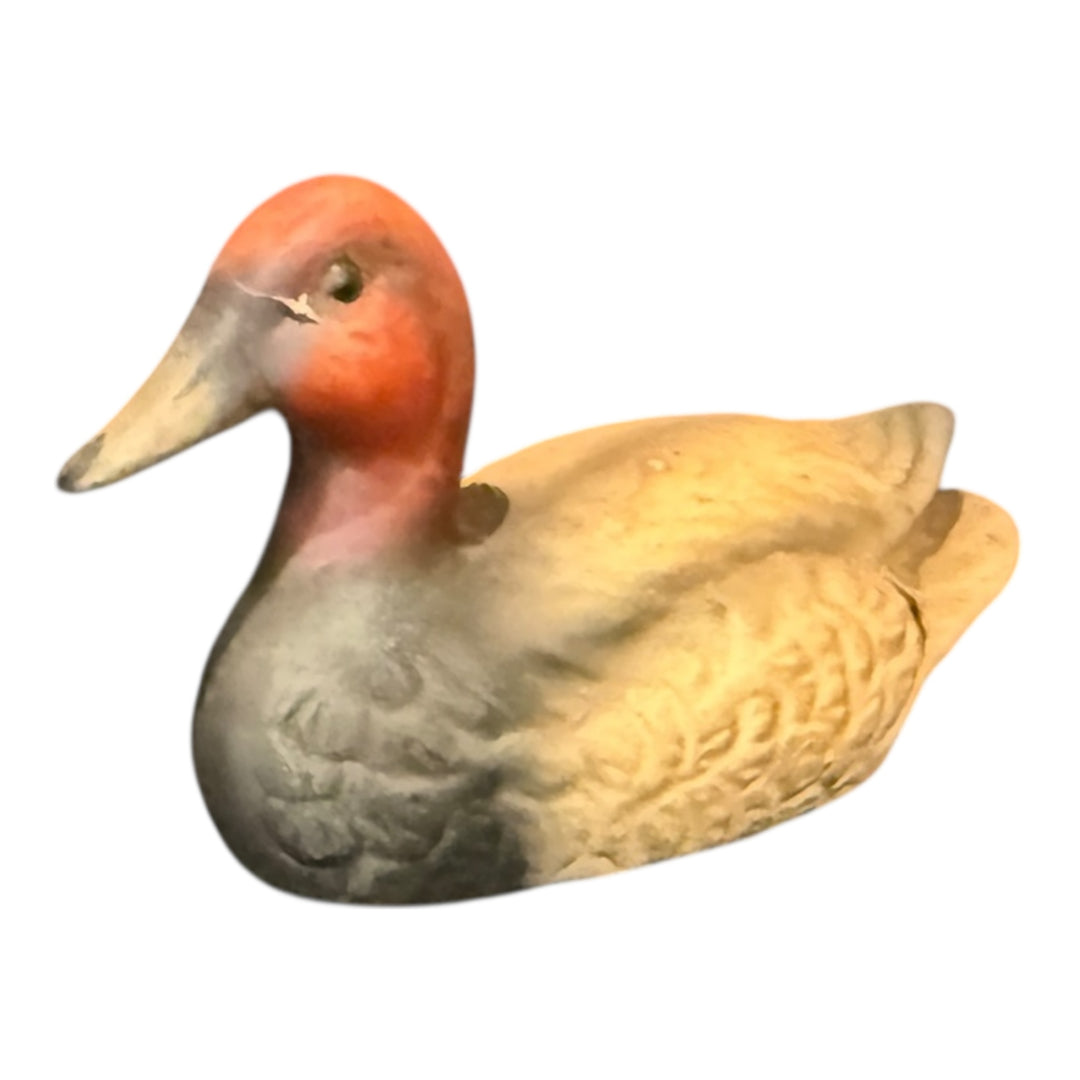 Small Canvas Back Duck Figurine