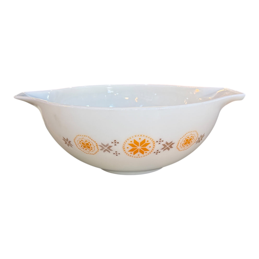 Vintage Pyrex Town & Country Cinderella 4Qt Mixing Bowl #444