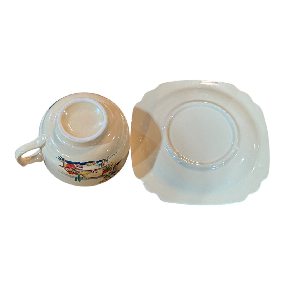 Homer Laughlin "Mexicana/Hacienda" Cup & Saucer