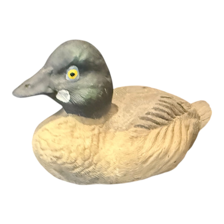 Small Golden Eye Duck Figurine
