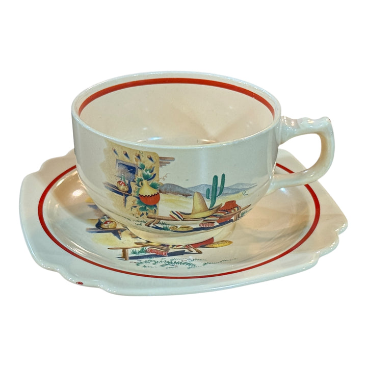 Homer Laughlin "Mexicana/Hacienda" Cup & Saucer