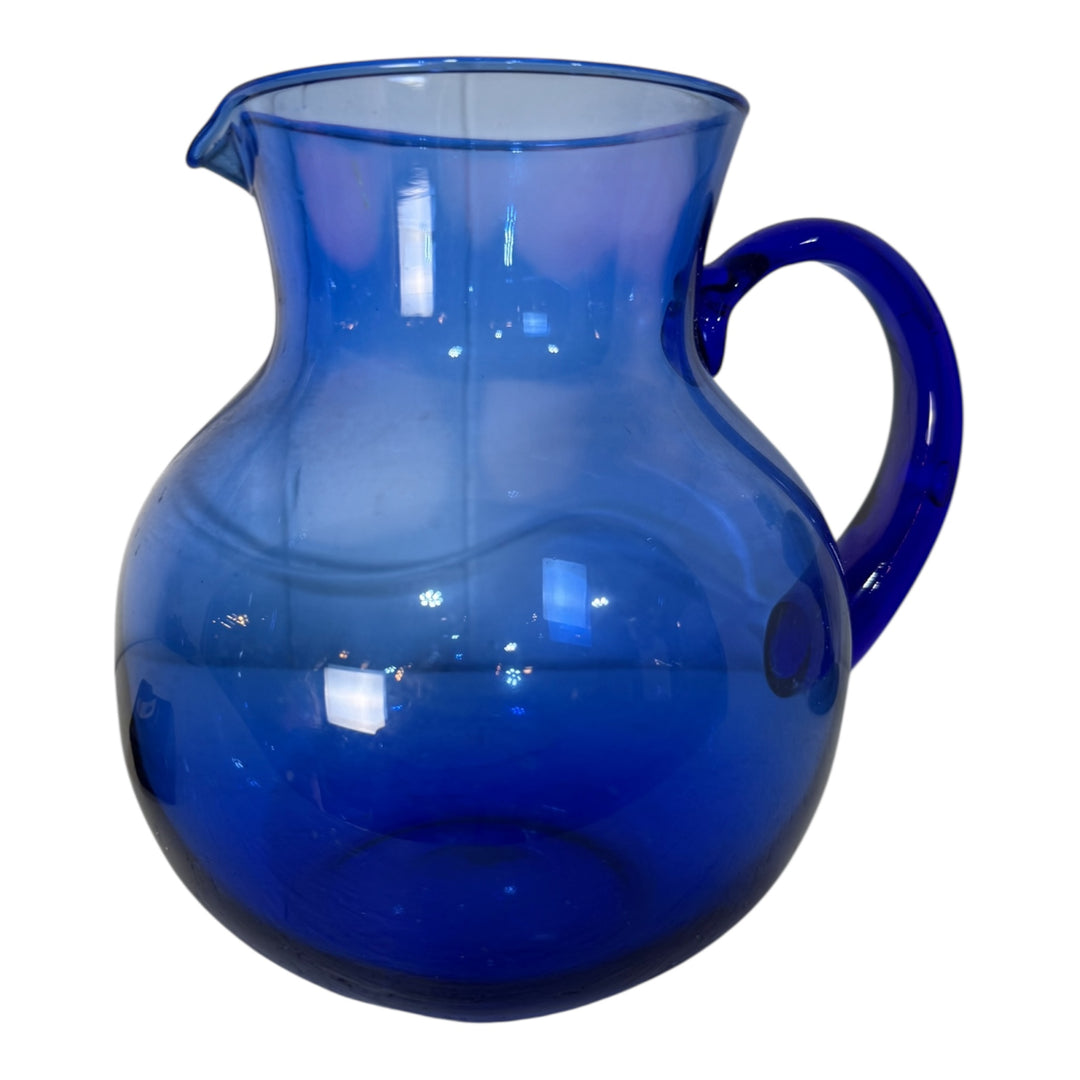 Cobalt Water Pitcher