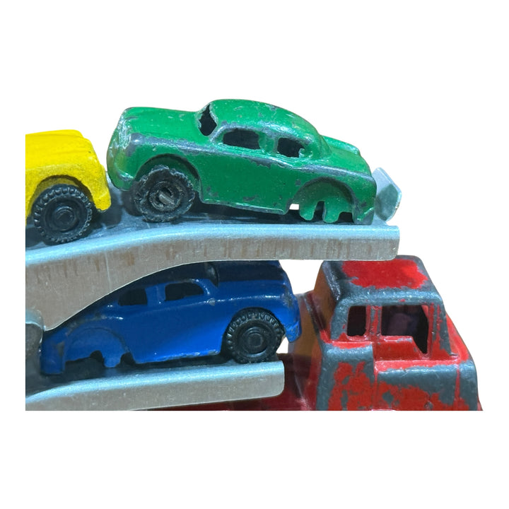 Vintage Barclay Transport Car Hauler with Extra Car