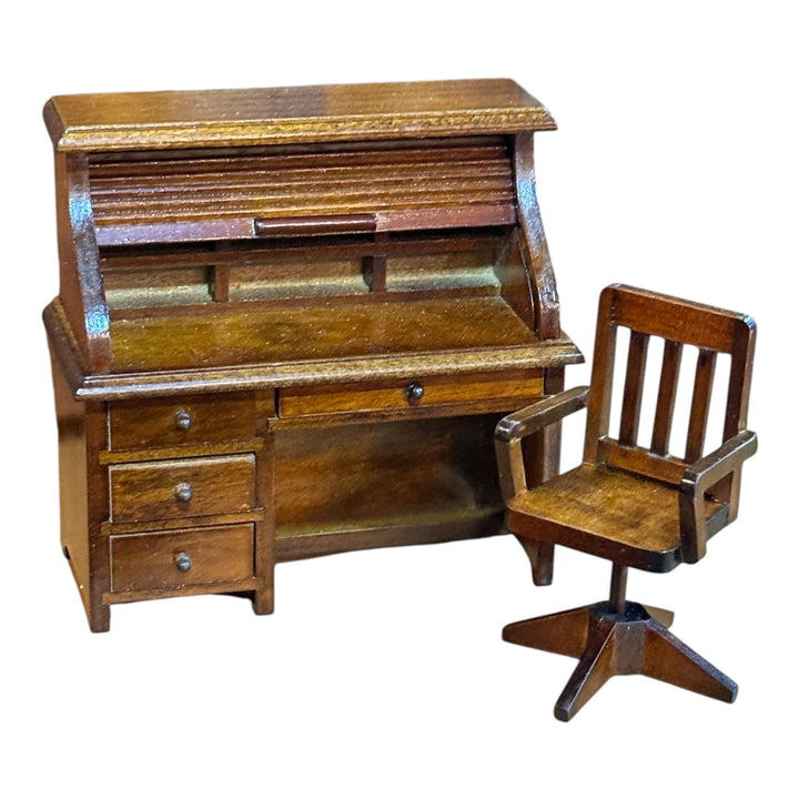 Dollhouse - Rolltop Desk w/Chair