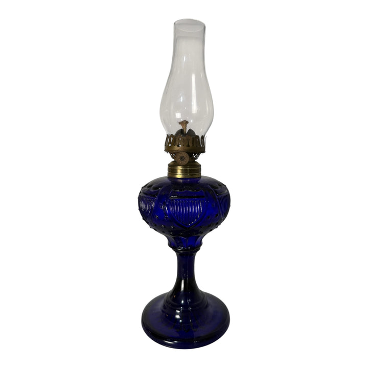 Cobalt Blue Oil Lamp