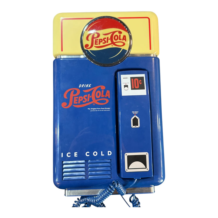Pepsi-Cola Drink Vending Machine replica Wall Display Phone