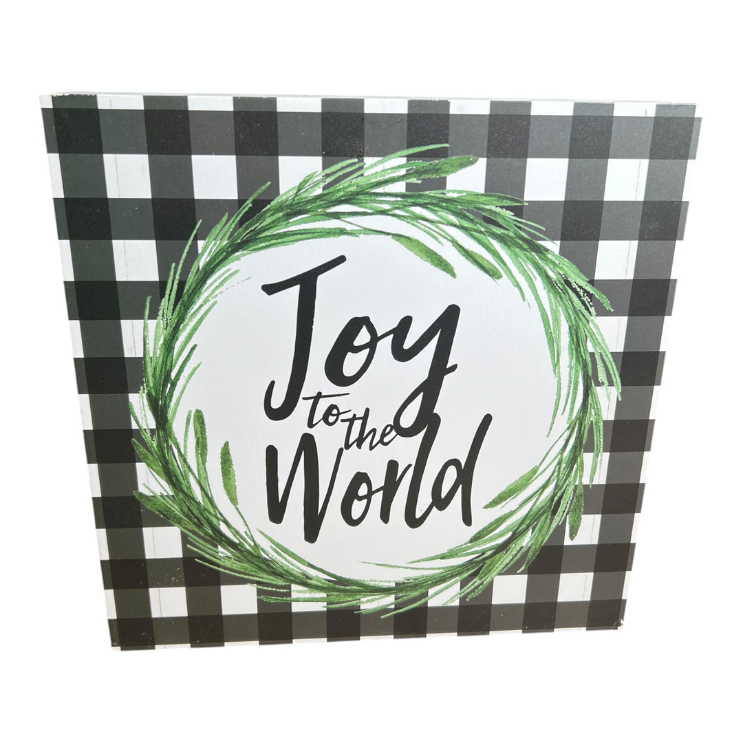 Joy to the World Wooden Sign