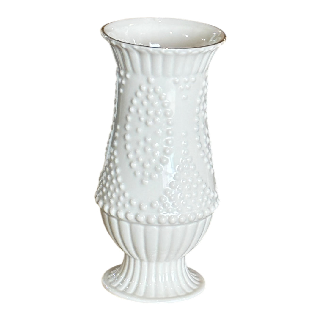 Lenox 5” Bud Vase Porcelain 24K Gold Edging
