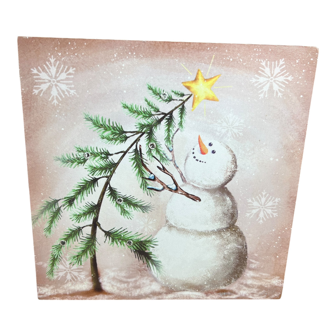 Christmas Canvas - Snowman