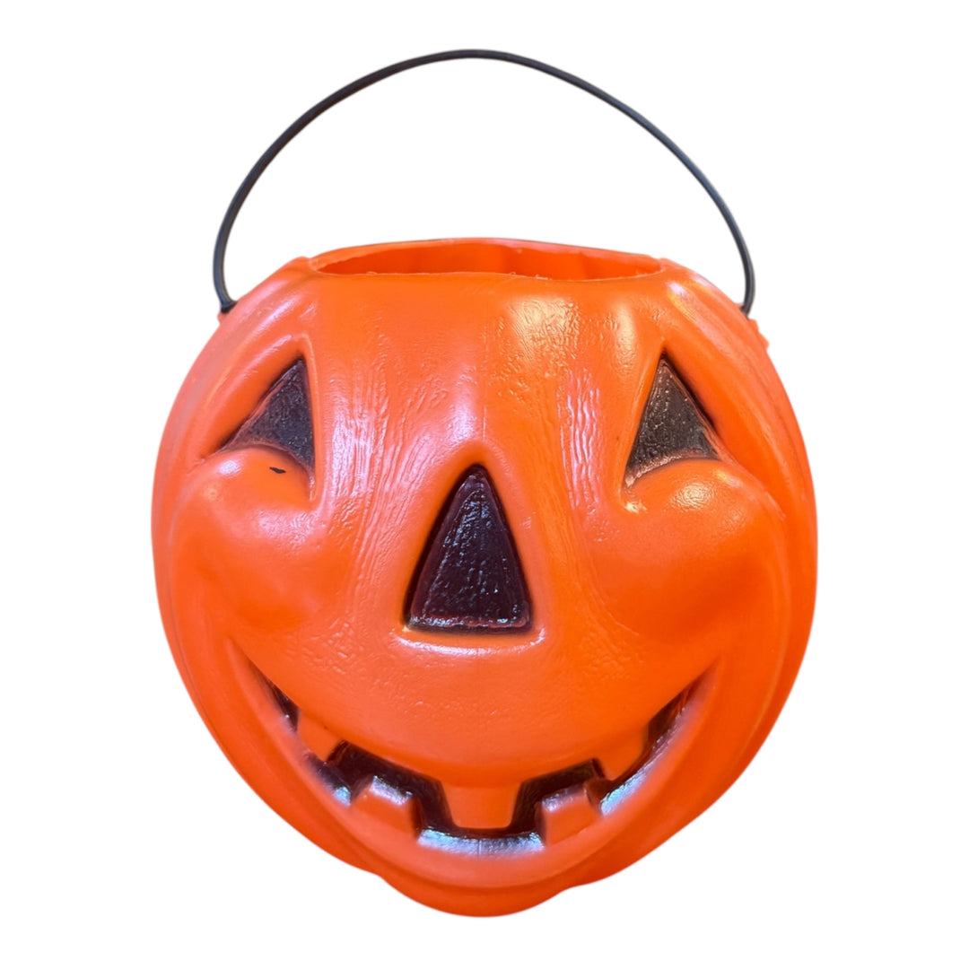 Vintage Best Pumpkin Blowmold Pail