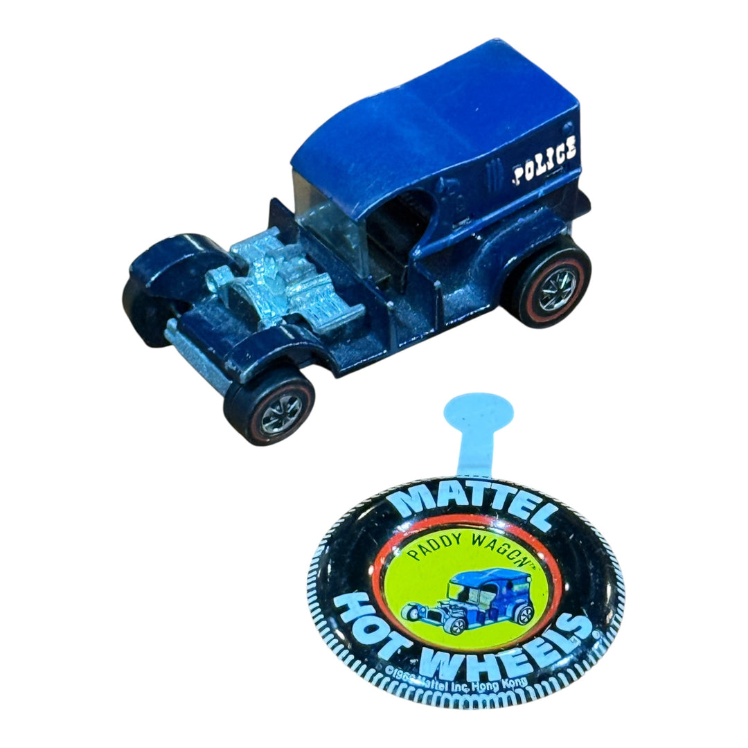 Hot Wheels Redline 1969 Police 3 Paddy Wagon