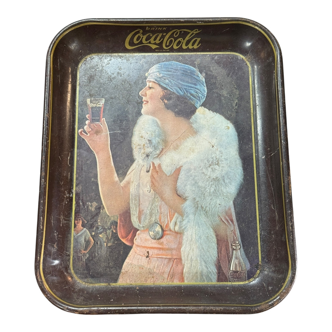 Coca Cola Party Girl Flapper Serving Tray