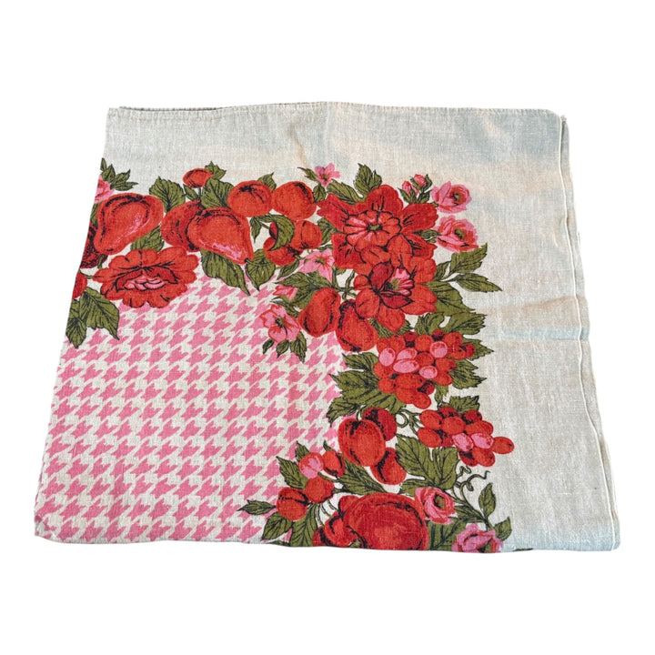 Vintage Floral Table Square