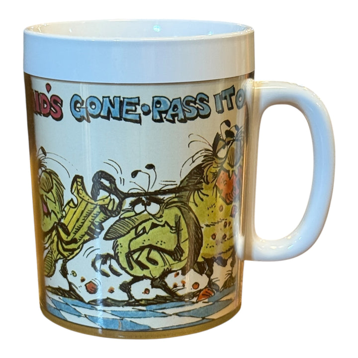 Vintage Raid Bug Spray Hard Plastic Thermo Serv Mug