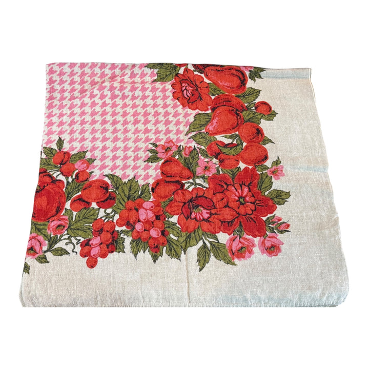 Vintage Floral Table Square