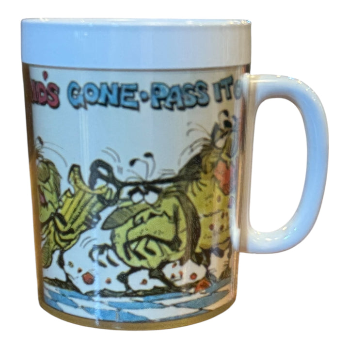 Vintage Raid Bug Spray Hard Plastic Thermo Serv Mug